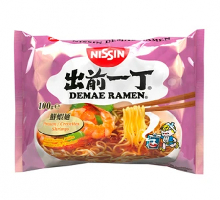 Noodles - Ramen shrimp (Prawn Flavour) 100g Nissin