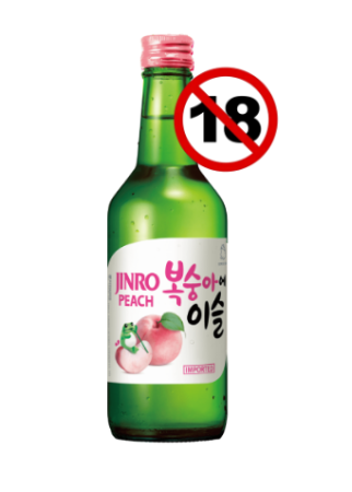 Snack & Drink - Soju Peach 13% 350ml