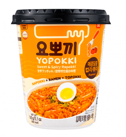 Fresh food - Yopokki Cup Ricecake&Ramen Spicy&Sweet 145g YP