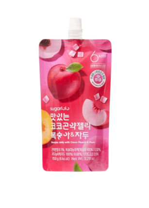 Snack - Zero sugar jelly peach plum 150g