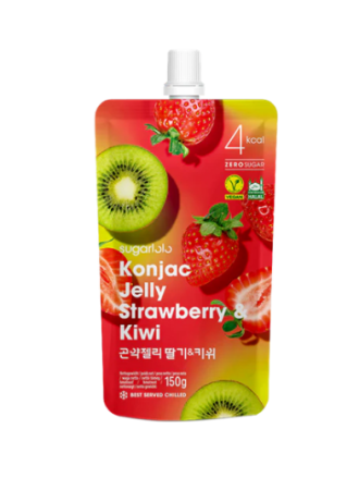 Snack & Drink - Zero sugar jelly Strawberry&Kiwi 150g