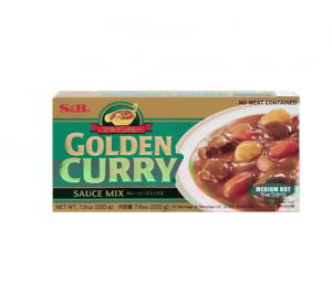 Soup base/Sauce - Golden Curry Medium Hot 220g
