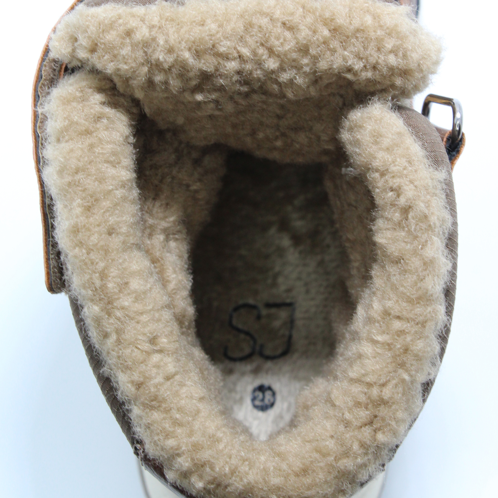Ghete imblanite si impermeabile SJ 648437, C-Texi, natur, marimi 28-34 EU