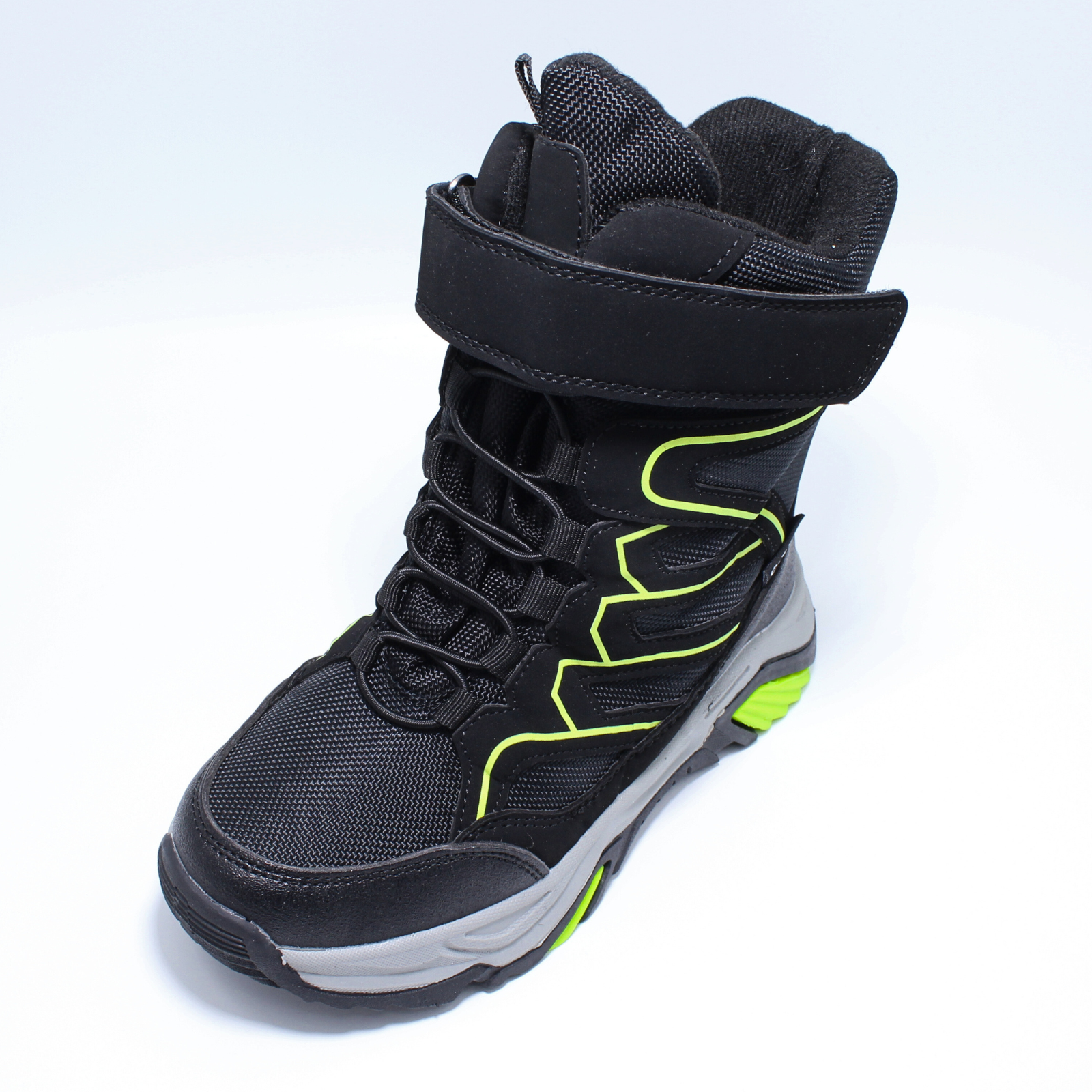 Ghete zapada imblanite baieti, Happy Bee 0013910, C-Texi, negru, marimi 32-37