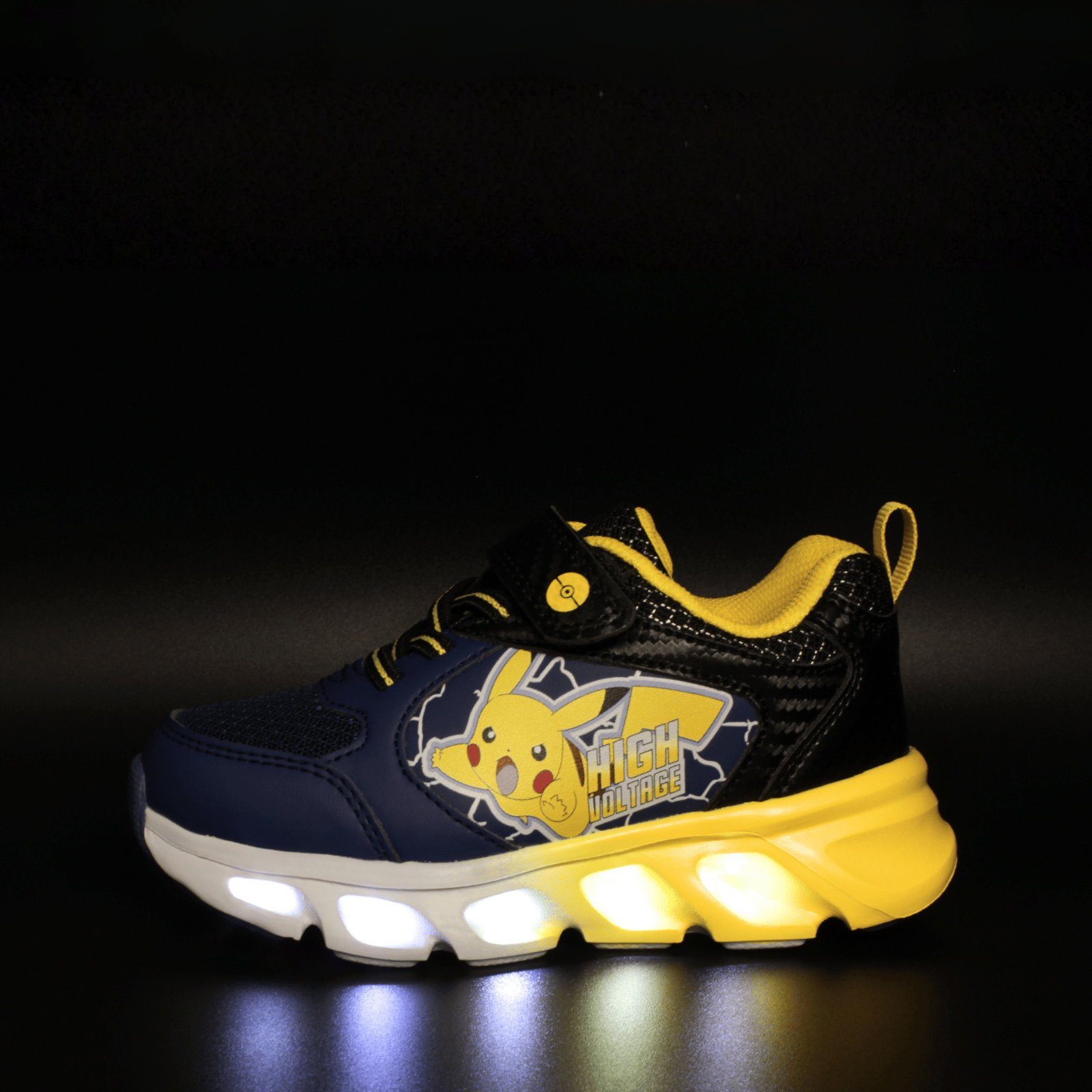 Pantofi sport cu luminite Pokémon, 004275 navy-negru, marimi 25-33 EU