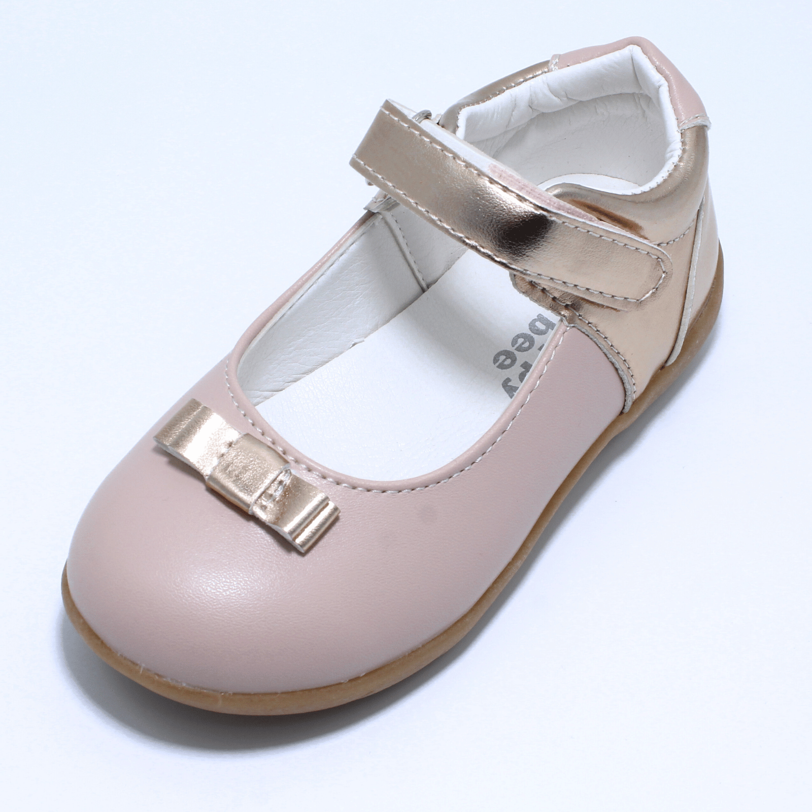 Pantofi balerini Happy Bee 989800, roz pal, marimi 20-25