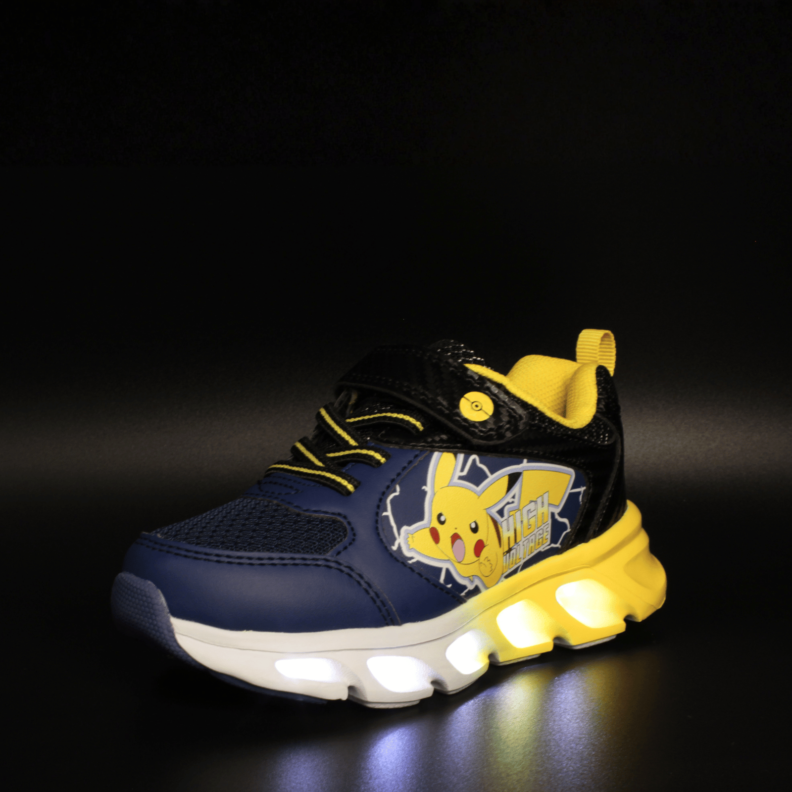 Pantofi sport cu luminite Pokémon, 004275 navy-negru, marimi 25-33 EU