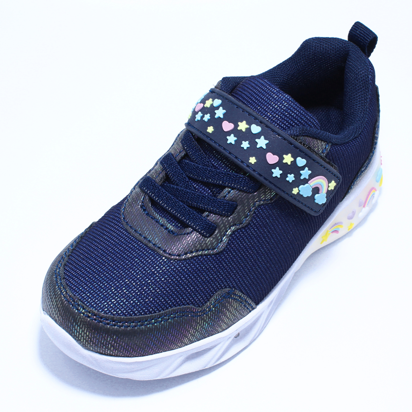 Pantofi sport cu luminite Happy Bee 971310, navy, marimi 28-35 EU