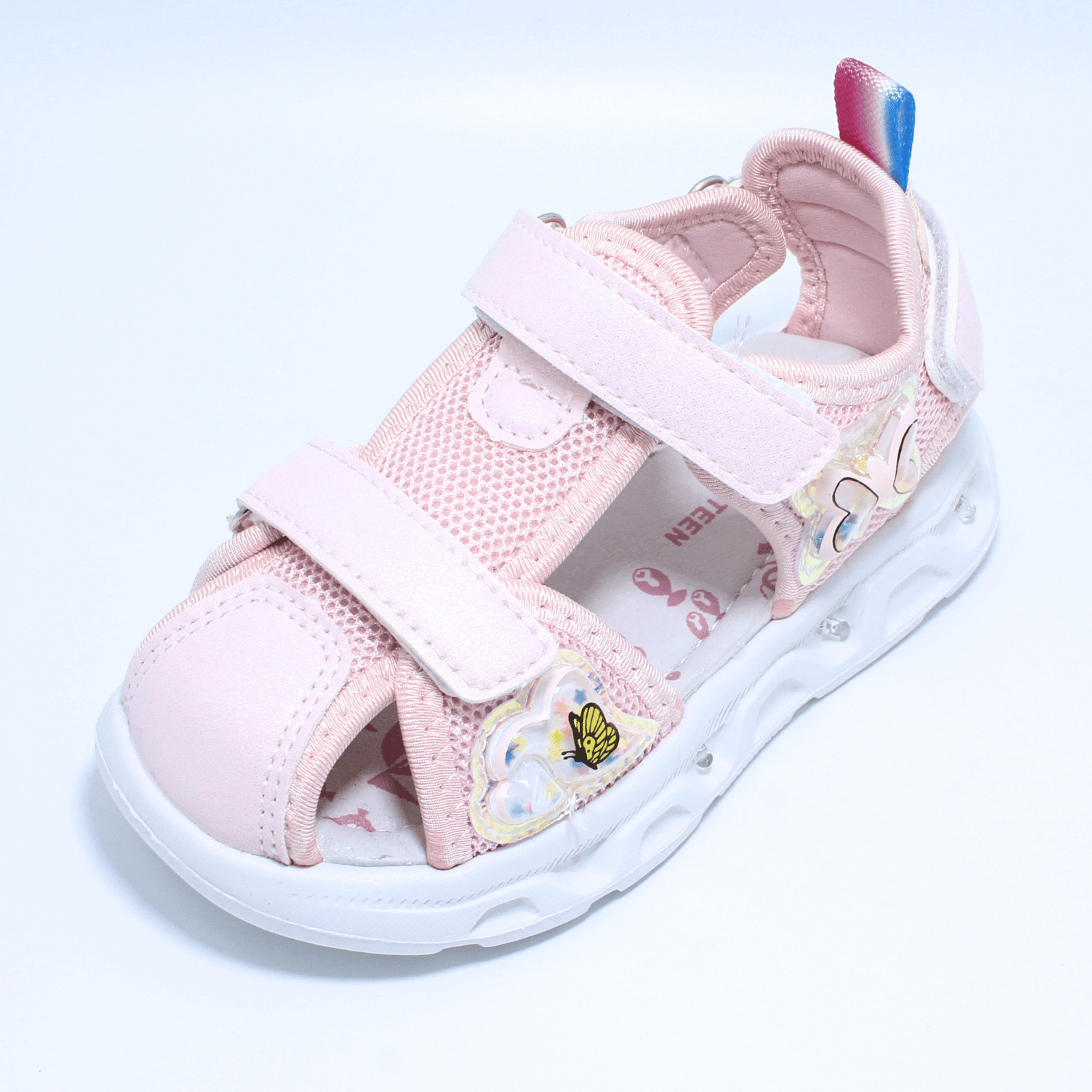 Sandale cu luminite LED New8Teen 0043210, roz, marimi 20-25