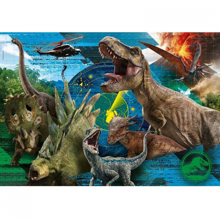 Puzzle 104 piese Jurassic World Supercolor | kiddiespride.ro [2]