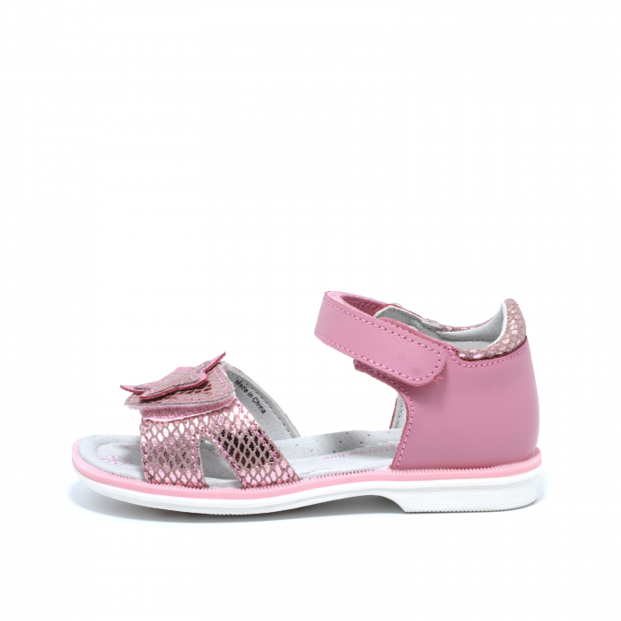 Sandale fete din piele, Happy Bee 145710, roz, 31-36 | kiddiespride.ro [1]