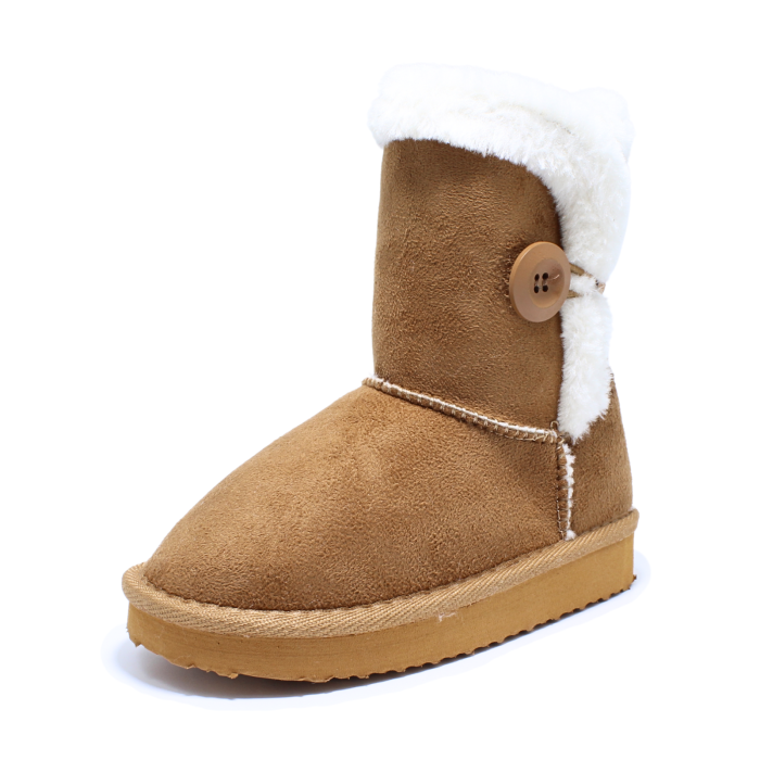 Cizme imblanite fete, Norway Originals 0026310, camel, marimi 28-35 [3]