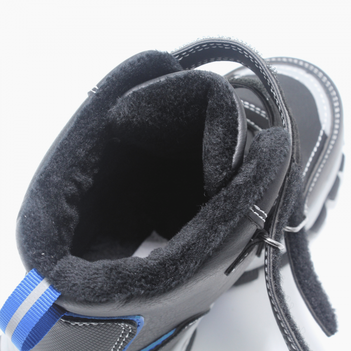 Ghete baieti Happy Bee 847000, piele ecologica, negru, marimi 28-35 [7]