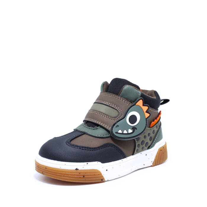 Ghete baieti SJ 0068370, maro-negru, design dinozaur, marimi 22-27 EU [3]