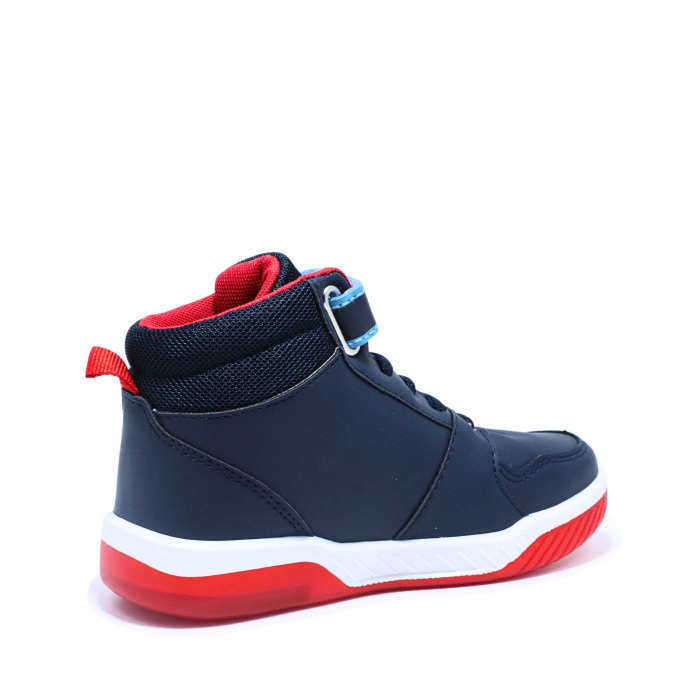 Ghete baieti Spiderman cu luminite LED, 012095, navy/rosu, marimi 28-33 [5]