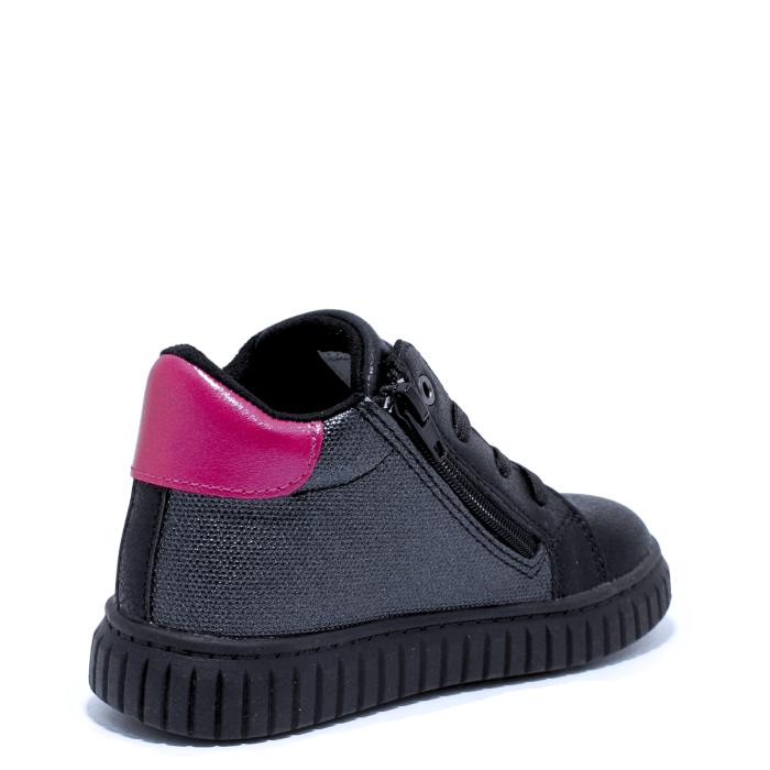 Ghete de toamna SJ 639251 Soft Touch, negru-fucsia, marimi 20-26 EU [5]