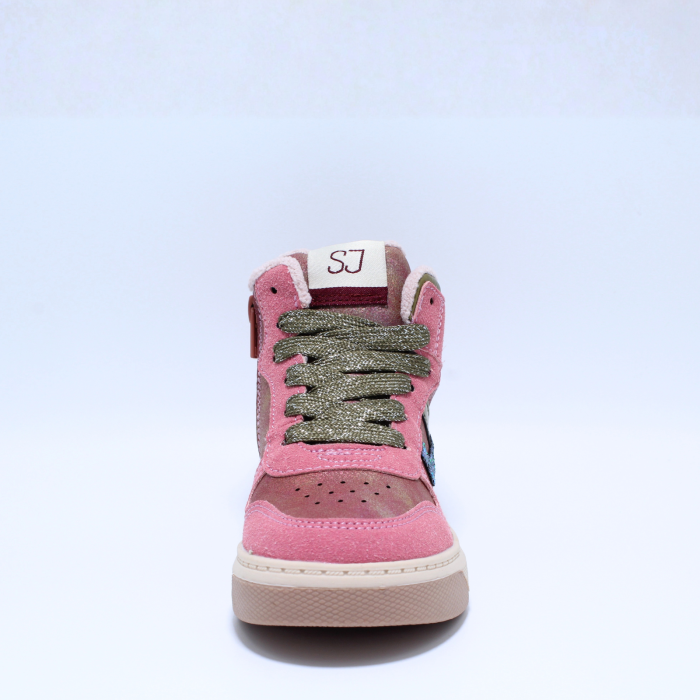 Ghete fete SJ 649238, Warm line, roz, piele ecologica, marimi 24-32 EU [5]