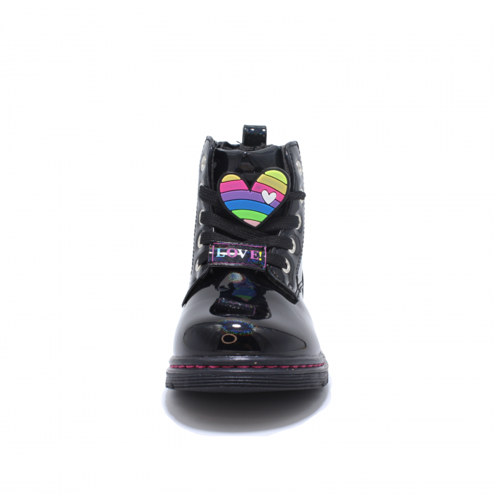 Ghete pentru fete, Happy Bee 184630, negru lucios, 22-27 EU [6]