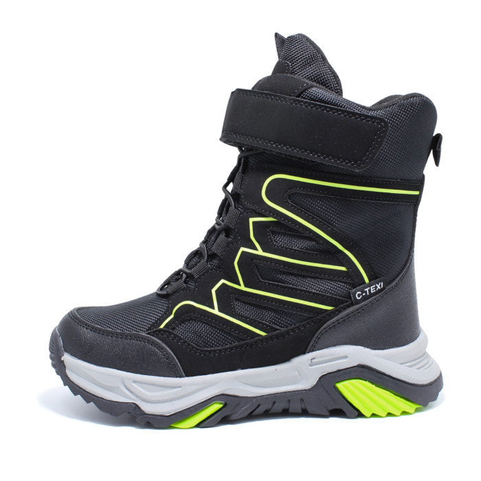 Ghete zapada imblanite baieti, Happy Bee 0013910, C-Texi, negru, marimi 32-37 [1]