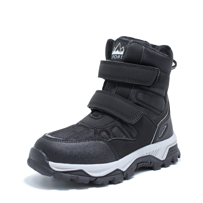 Ghete zapada imblanite baieti, Happy Bee 964280, negru, marimi 32-37 [3]