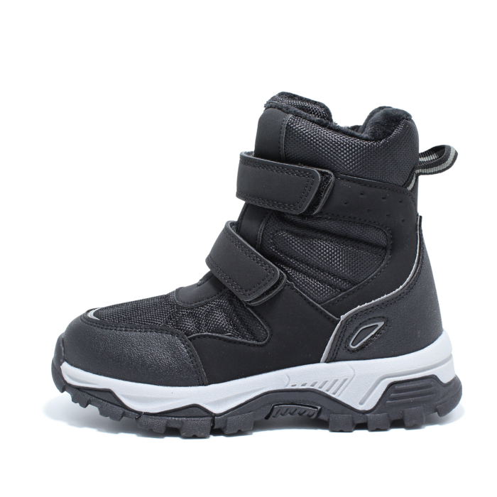 Ghete zapada imblanite baieti, Happy Bee 964280, negru, marimi 32-37 [1]