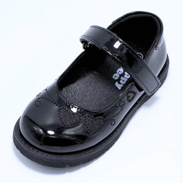 Pantofi eleganti Happy Bee 0007530, negru lucios, marimi 25-30 [5]