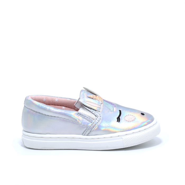 Pantofi fete model unicorn, D.T. New York 148890, lila/roz/argintiu, 22-27 | kiddiespride.ro [2]