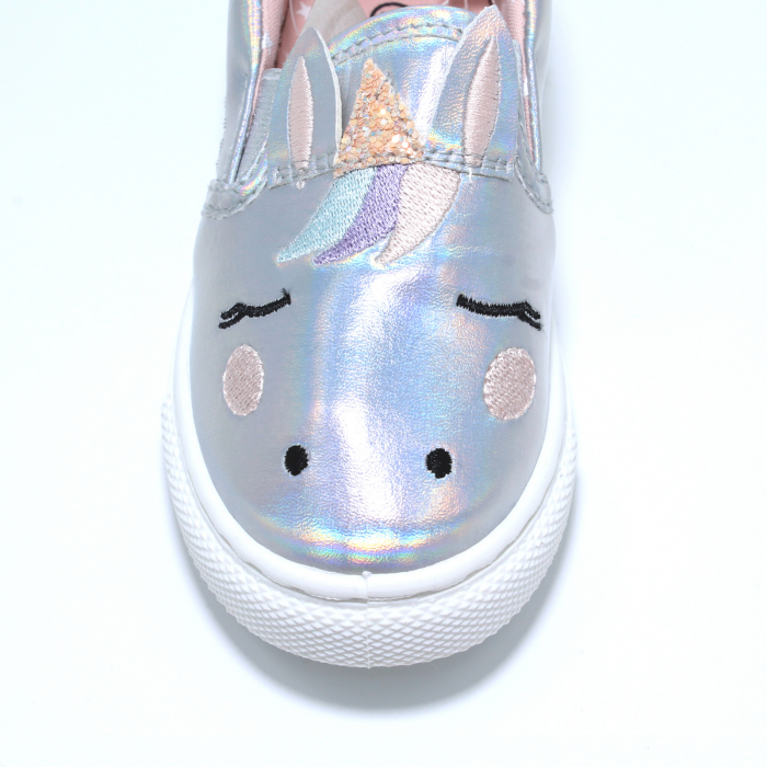 Pantofi fete model unicorn, D.T. New York 148890, lila/roz/argintiu, 22-27 | kiddiespride.ro [4]
