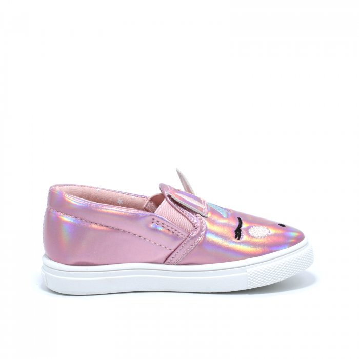 Pantofi fete model unicorn, D.T. New York 148890, lila/roz/argintiu, 22-27 | kiddiespride.ro [2]