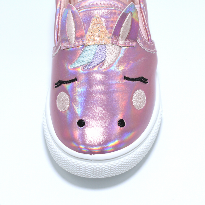 Pantofi fete model unicorn, D.T. New York 148890, lila/roz/argintiu, 22-27 | kiddiespride.ro [6]