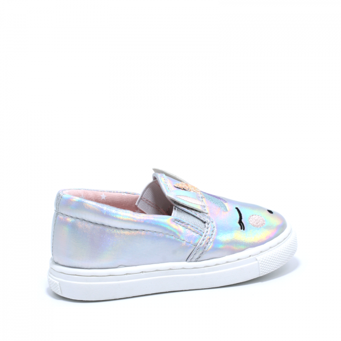 Pantofi fete model unicorn, D.T. New York 148890, lila/roz/argintiu, 22-27 | kiddiespride.ro [3]