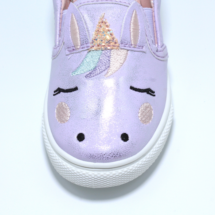 Pantofi fete model unicorn, D.T. New York 148890, lila/roz/argintiu, 22-27 | kiddiespride.ro [6]
