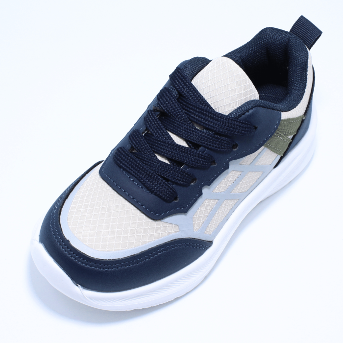 Pantofi sport Astonic Sport 0031699, Slip-On, navy-kaki, marimi 28-35 EU [5]