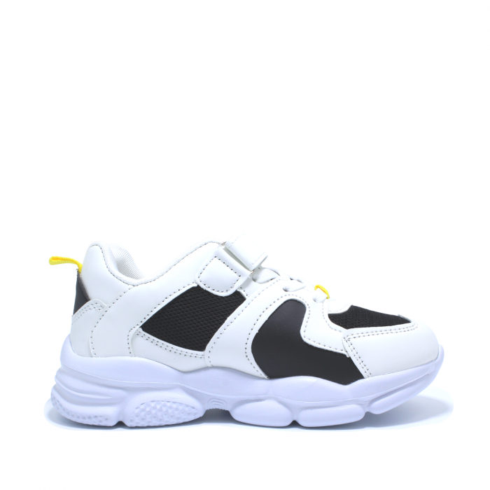 Pantofi sport copii D.T. New York 314780, alb/negru, marimi 25-36 [2]