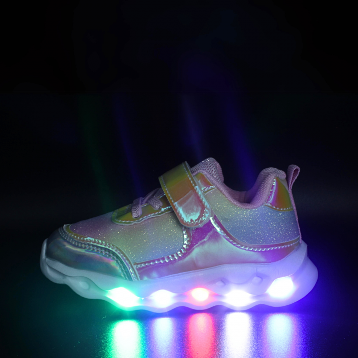 Pantofi sport cu luminite Happy Bee 941330, multicolor, marimi 20-30 [2]