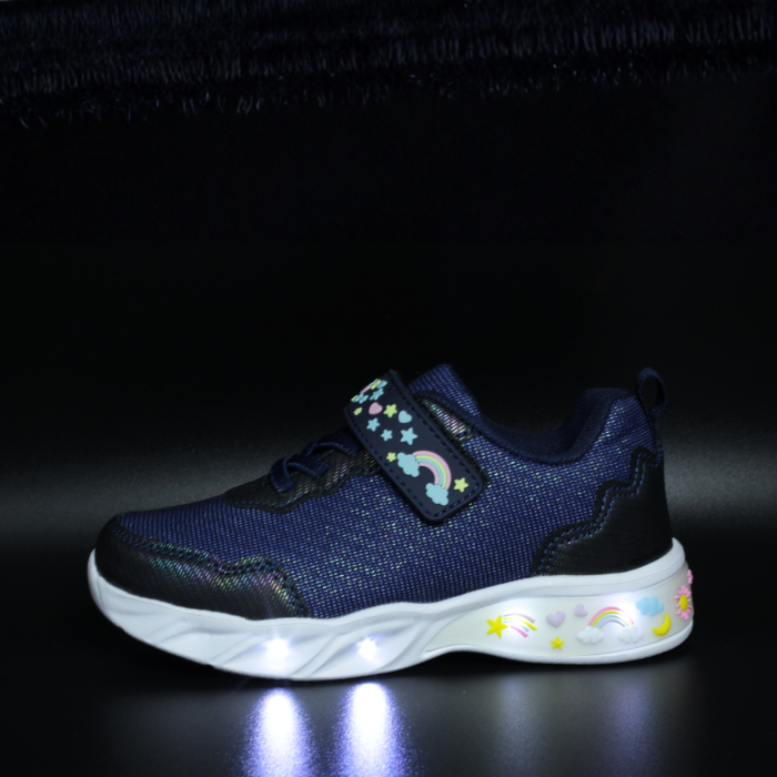Pantofi sport cu luminite Happy Bee 971310, navy, marimi 28-35 EU [2]