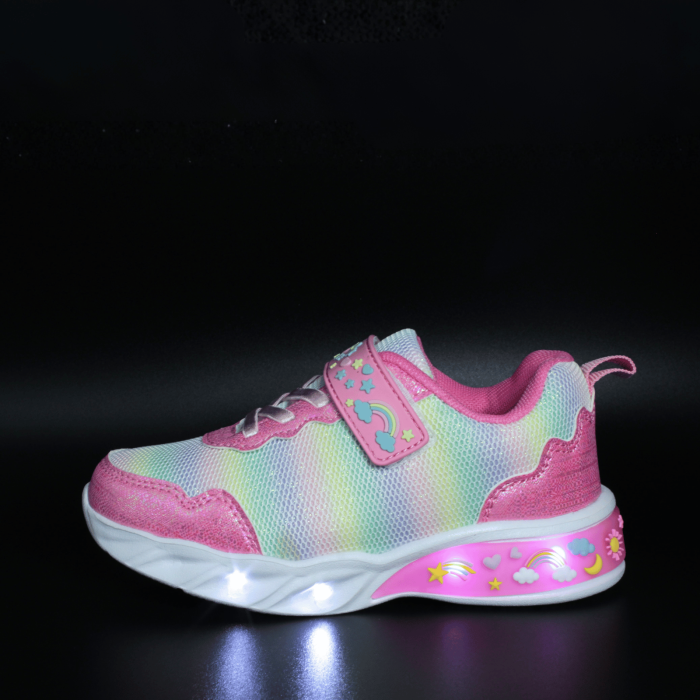 Pantofi sport cu luminite Happy Bee 971310, roz, marimi 28-35 EU [2]