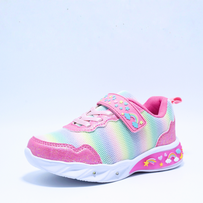 Pantofi sport cu luminite Happy Bee 971310, roz, marimi 28-35 EU [4]