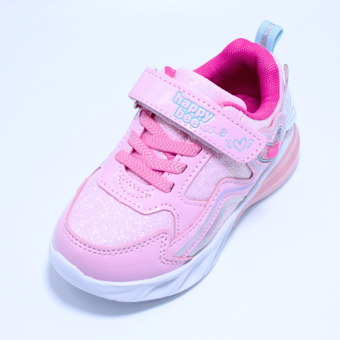 Pantofi sport cu luminite Happy Bee 973290, roz, marimi 22-27 EU [6]