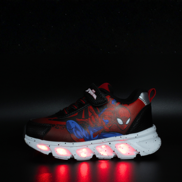 Pantofi sport cu luminite Spiderman, 015325 negru-rosu, marimi 25-33 EU [2]