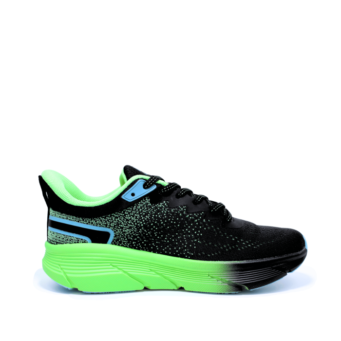 Pantofi sport SJ 637123, Soft Touch, negru-verde, marimi 36-41 EU [2]