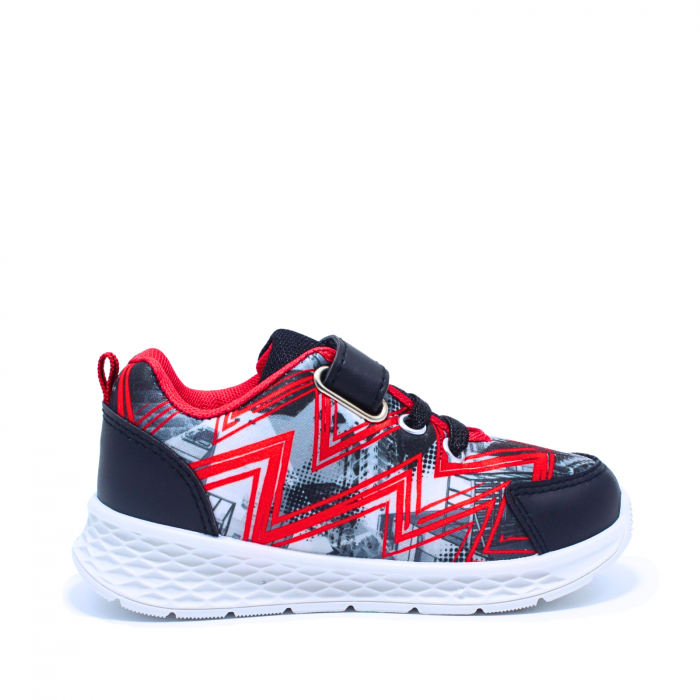 Pantofi sport Spiderman SP011453, textili, negru-rosu, marimi 25-33 [2]