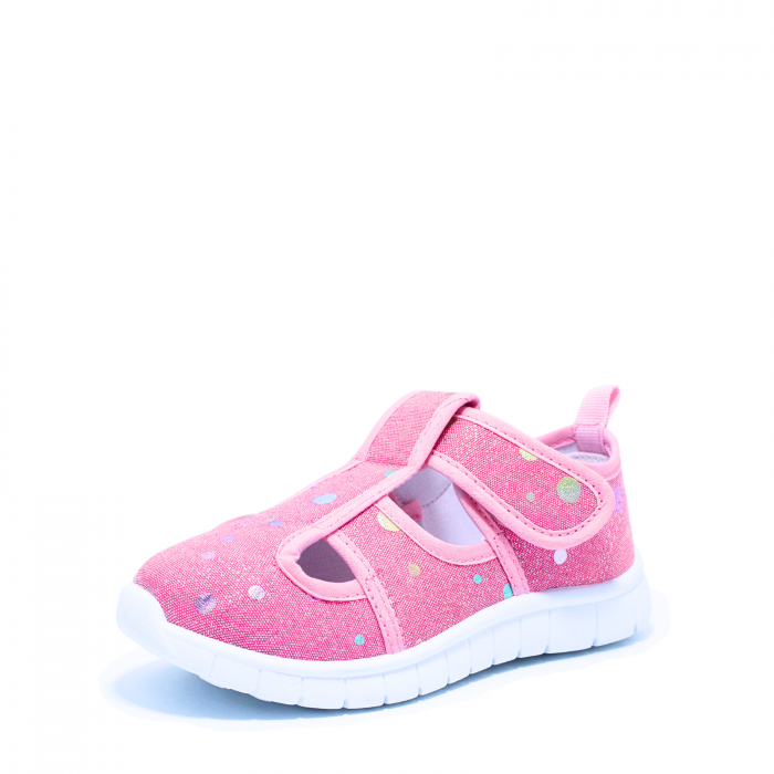 Papuci cu velcro fete Happy Bee 943273, roz , marimi 20-25 [3]