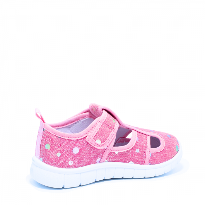 Papuci cu velcro fete Happy Bee 943273, roz , marimi 20-25 [4]