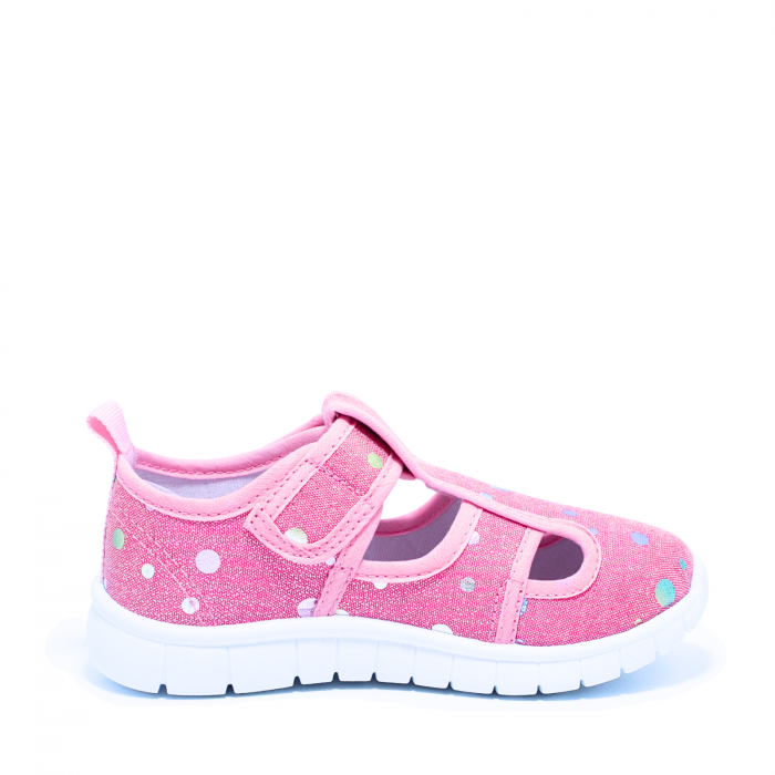 Papuci cu velcro fete Happy Bee 943273, roz , marimi 20-25 [2]