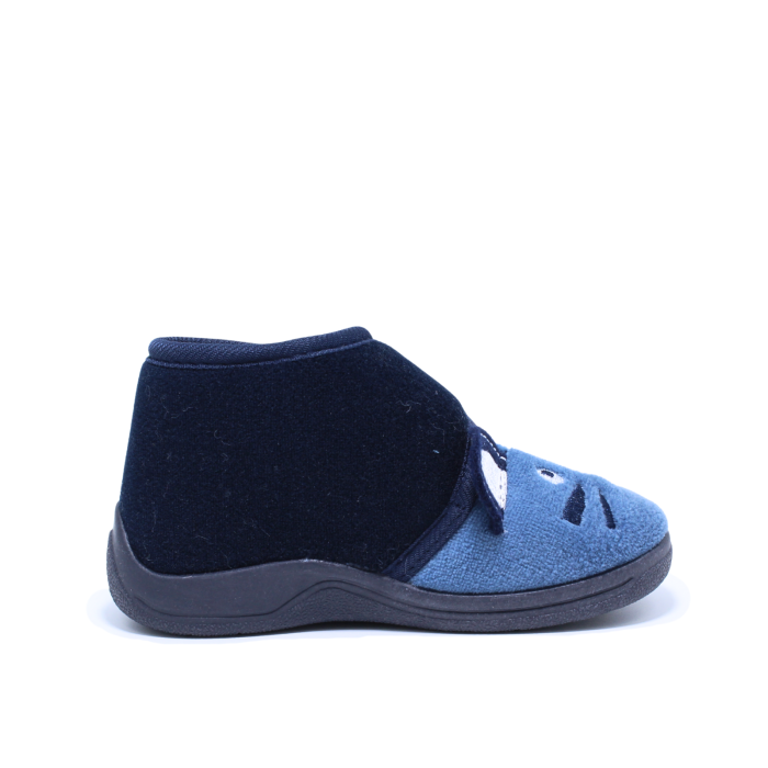 Papuci de interior baieti, Cortina 0011950 model soricel, navy, marimi 19-27 [2]
