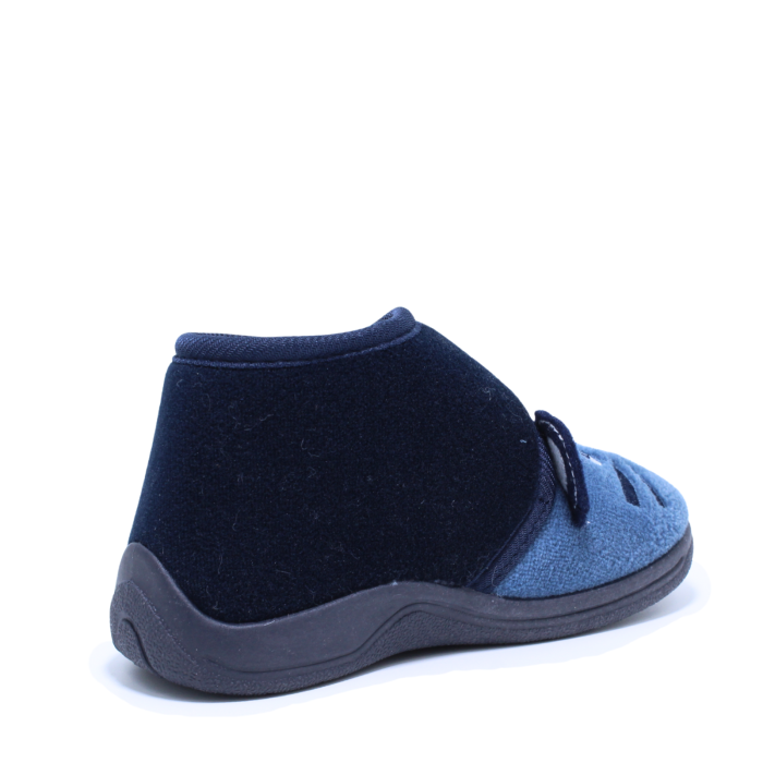 Papuci de interior baieti, Cortina 0011950 model soricel, navy, marimi 19-27 [4]