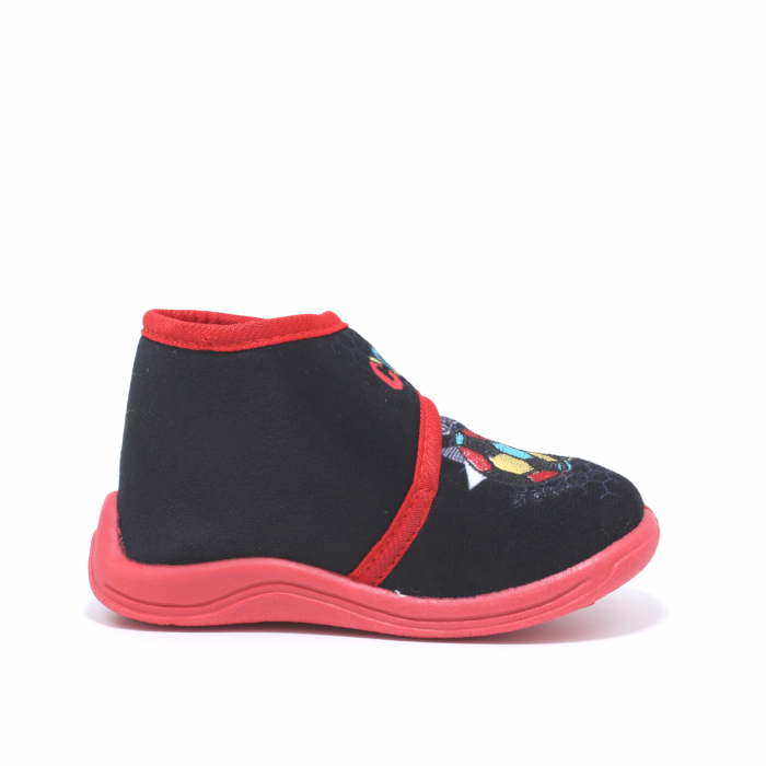 Papuci de interior model 852980, negru-rosu, marimi 19-27 [2]