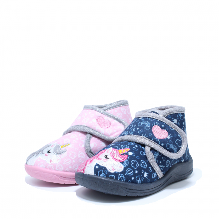 Papuci de interior model unicorn, 512963 roz, marimi 19-27 [6]