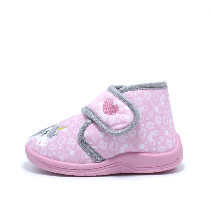 Papuci de interior model unicorn, 512963 roz, marimi 19-27 [1]